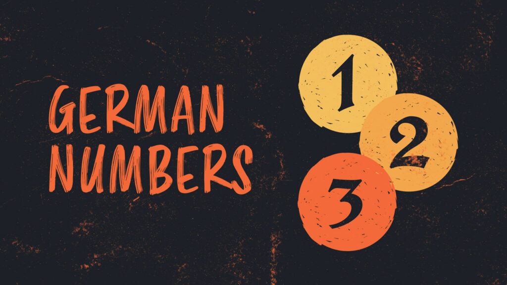 german numbers
