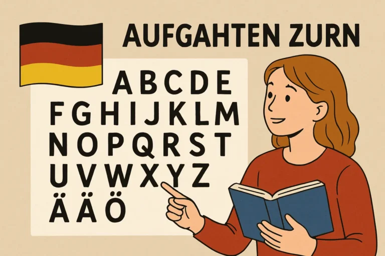 آموزش حروف آلمانی
