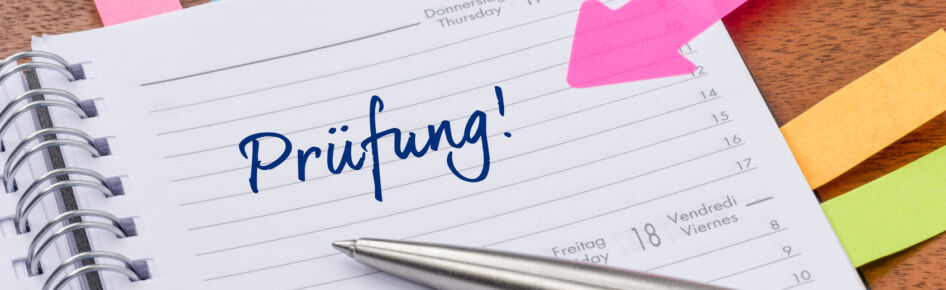 terminkalender mit prufungstermin
