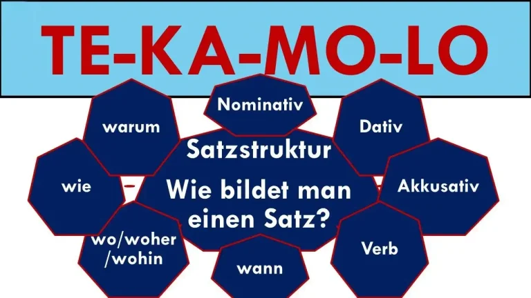 Tekamolo در زبان آلمانی