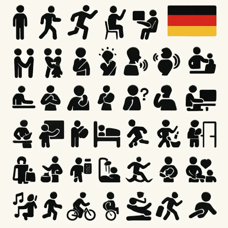 100 فعل پرکاربرد آلمانی