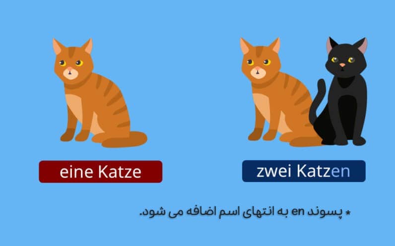 حالت جمع اسامی در زبان آلمانی
